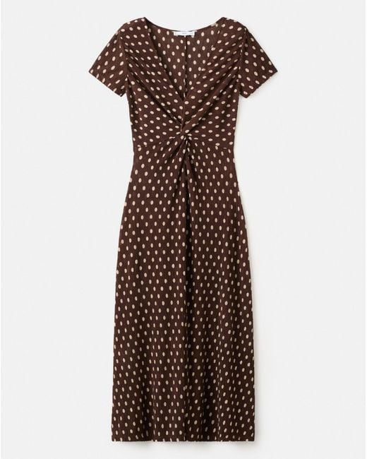 Mango Brown Dress Pomi