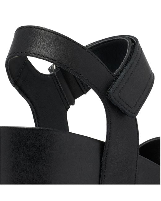 Sorel Black Joanie Iv Y Strap Wedge