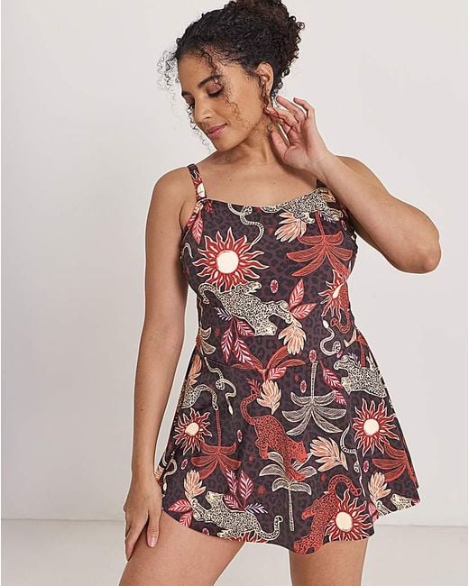 Simply Be Multicolor Value 2 Pack Swimdresses