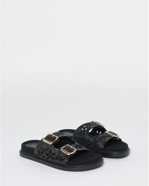 Simply Be Natural Laser Cut Out Sandals Extra Wide