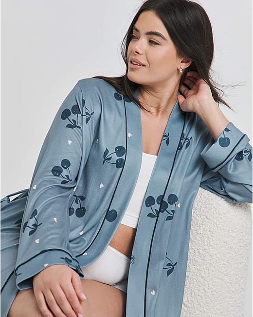 Pretty Secrets Blue Supersoft Gown