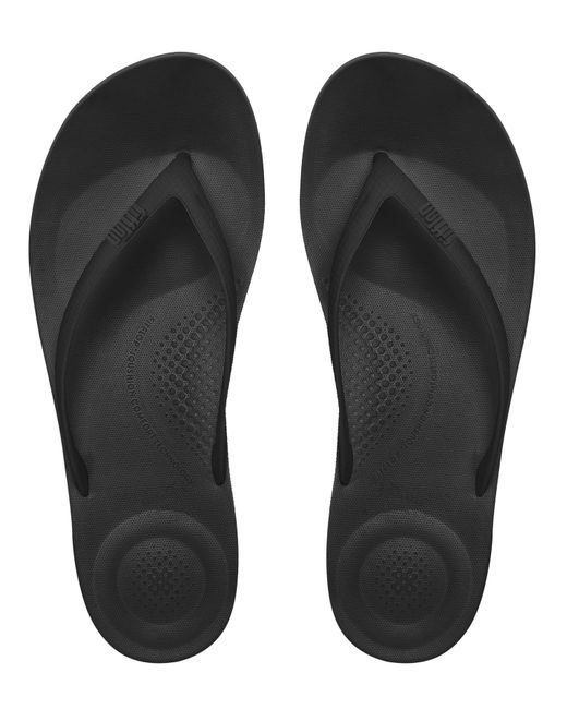 Fitflop White Ergonomic Toe Post Flip Flops