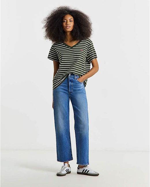 Levi's White Perfect Vneck Tee