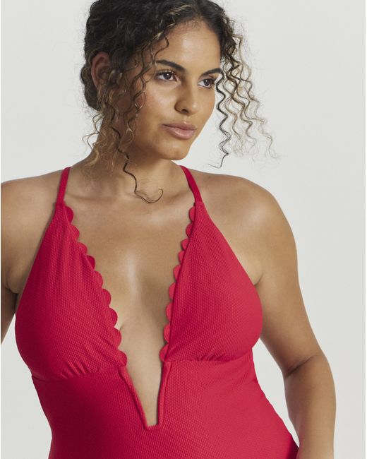 Boux Avenue Textured Wired Swimsuit