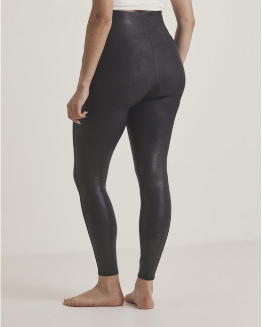 Spanx Black Faux Leather Leggings