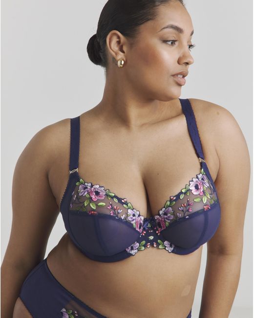 Elomi Blue Himari Plunge Wired Bra