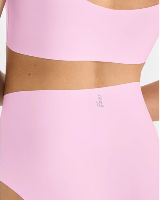 Sloggi Pink Zero Feel High Waist Briefs