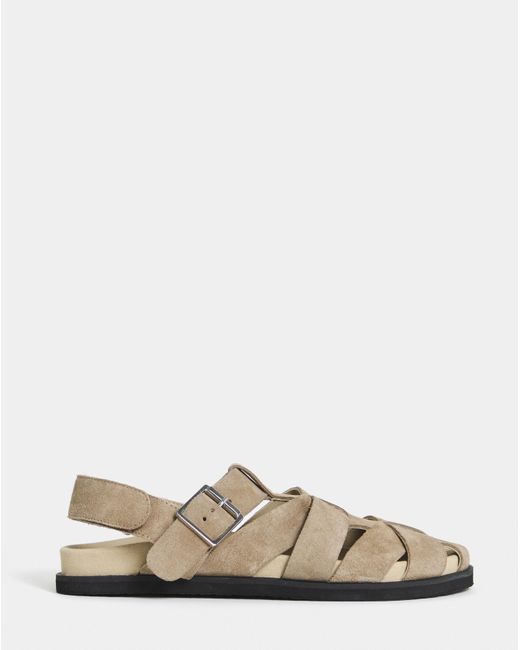 JD Williams Natural Fisherman Stlye Mule Wide
