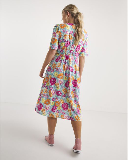 Nobody's Child Red Alexa Midi Dress