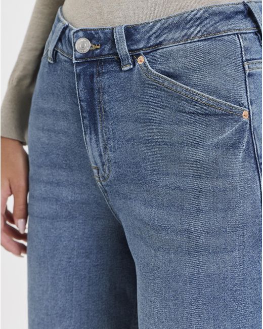 Simply Be Blue Sbe 99 1 Slouchy Wide Jean