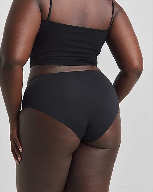Sloggi Black 2Pk Zero One Midi Knicker