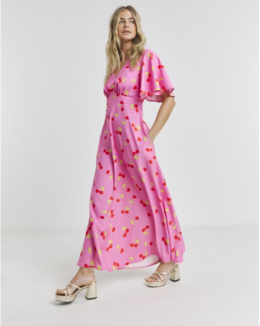 Twisted Wunder Pink Kai Maxi Dress