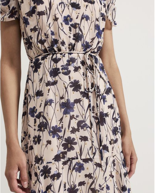 Phase Eight White Filcoupe Floral Dress