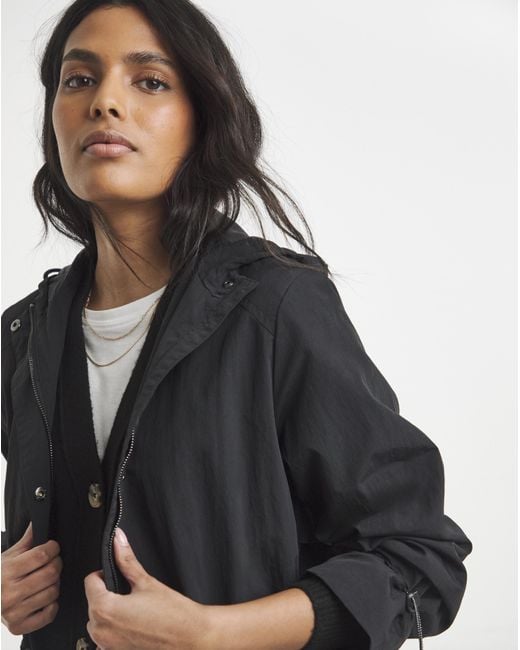 Simply Be Blue Longline Tech Parka