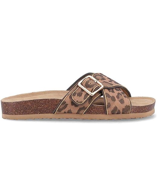 Rocket Dog Brown Annie Tigg Leopard Sandal