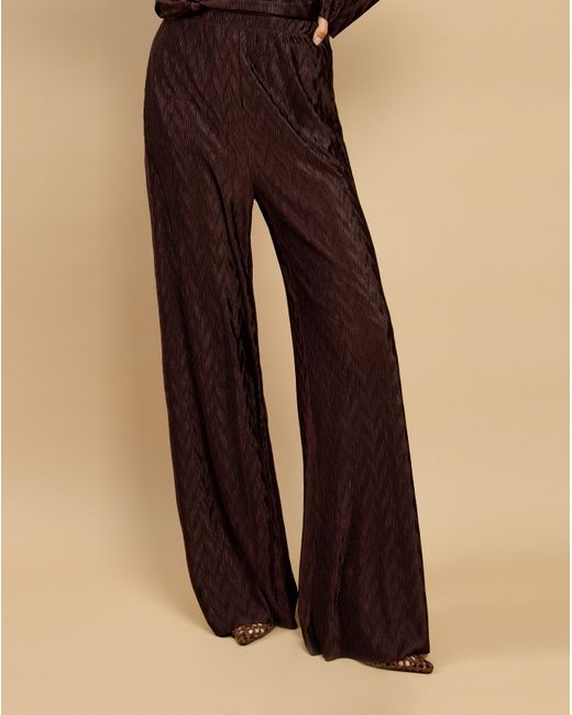 Little Mistress Natural Lm Plisse Trouser