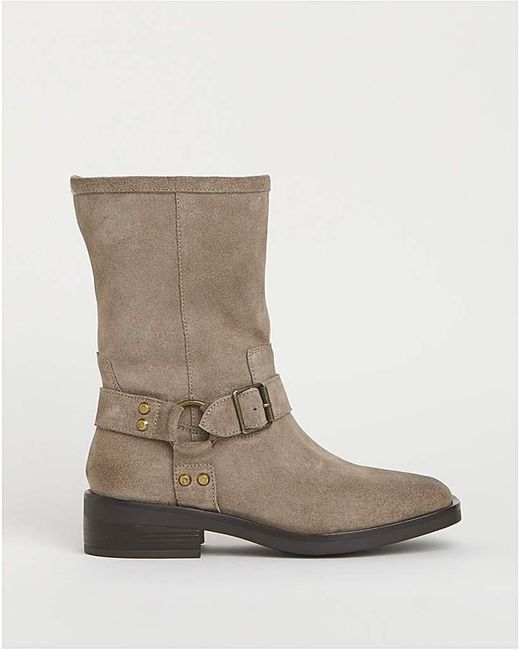Simply Be Natural Harness Buckle Boot Wide