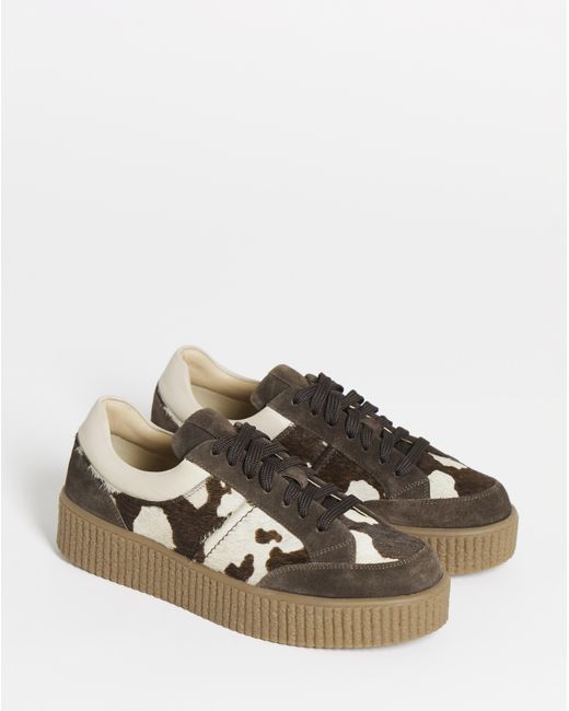 Simply Be Blue Chunky Lace Up Trainer Extra Wide