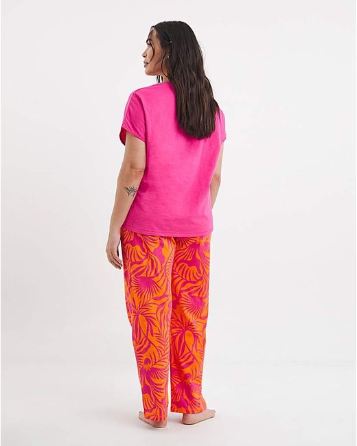 Pretty Secrets Red Slub Pj Set
