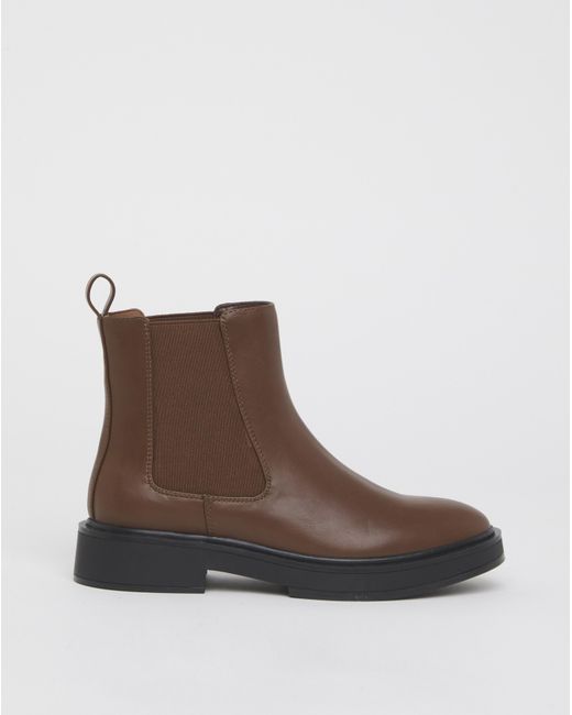 Simply Be Brown Classic Chelsea Boot Wide