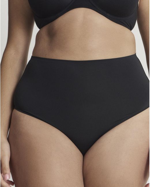 Figleaves Black Smoothing High Waisted Brief