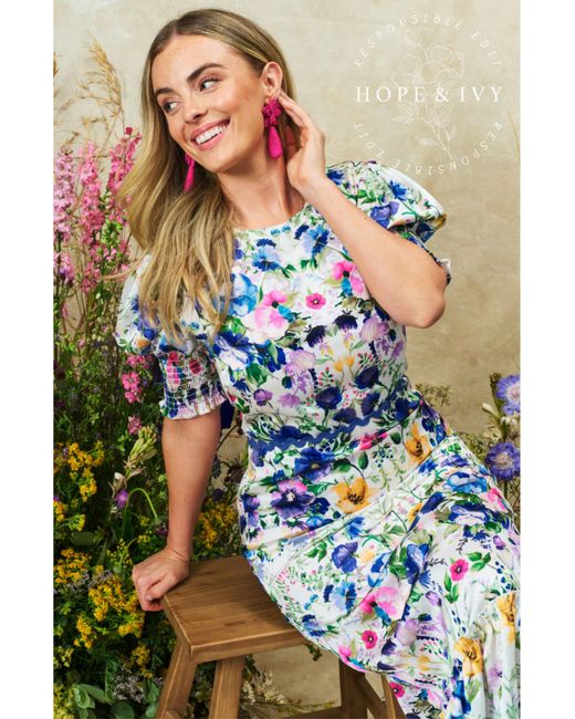 Hope & Ivy Green Charlotte Ann Dress
