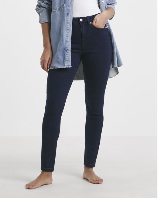 Simply Be Blue Slim Highwaist Super Stretch Jean