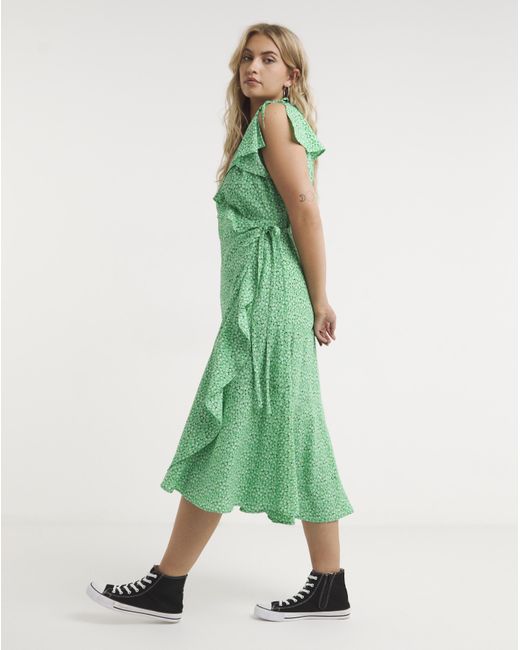 Joe Browns Green Frill Dress
