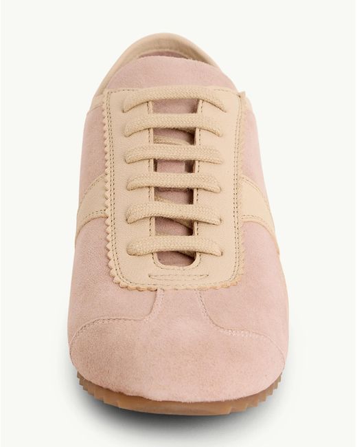 Nobody's Child Pink Nc Suede Trainers