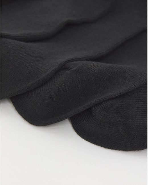 Pretty Secrets Black 5 Pack Super Value Trainer Liner Socks