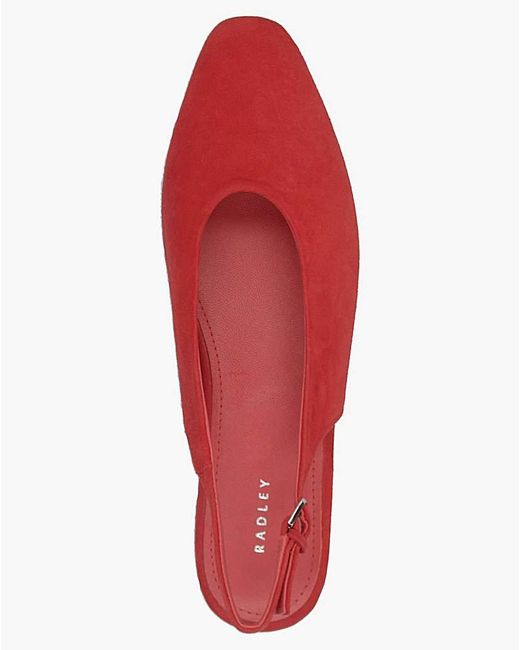 Radley Red Chiltern Grove Flat Sling Backs