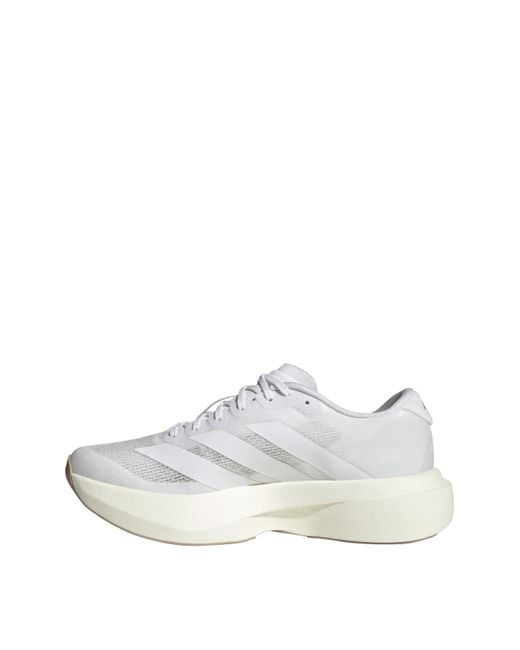 Adidas White Adizero Evo Sl Trainers