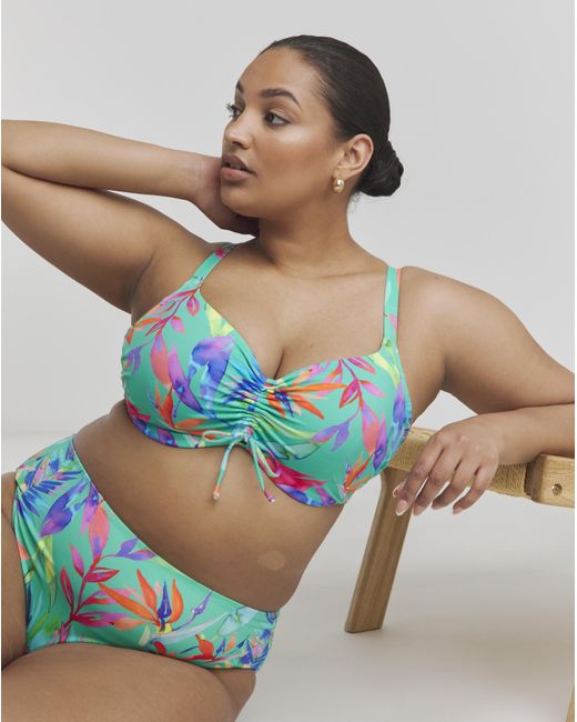Elomi Blue Toyama Tides Adjustable Bikini Top