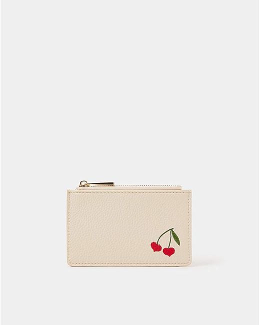 Accessorize Natural Cherry Card Holder