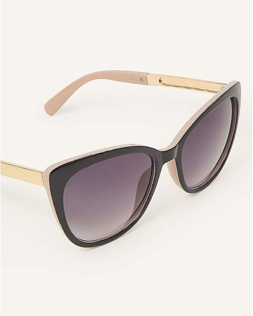 Accessorize Natural Classic Cateye Sunglasses