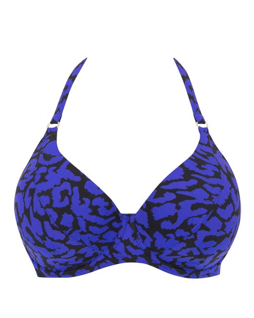 Fantasie Blue Hope Bay Halter Bikini Top