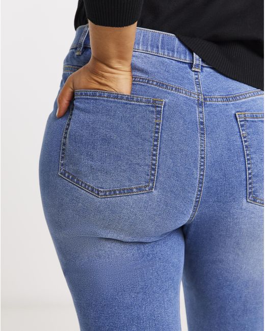Simply Be Blue 24/7 Slim Crop Jeans