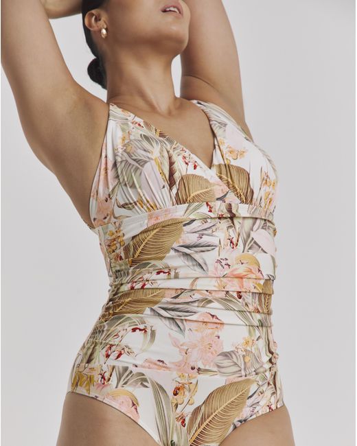 MAGISCULPT Brown Full Contour Shaping Swimsuit