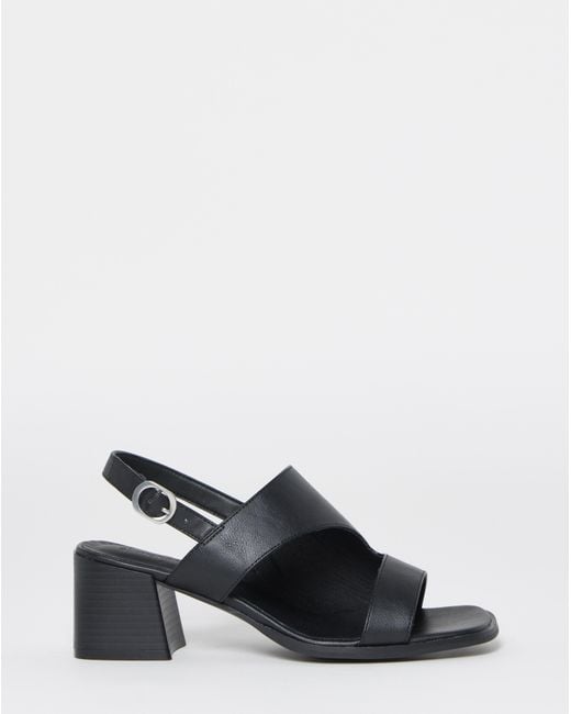 Simply Be White Cut Out Heeled Sandals Extra Wide Fit