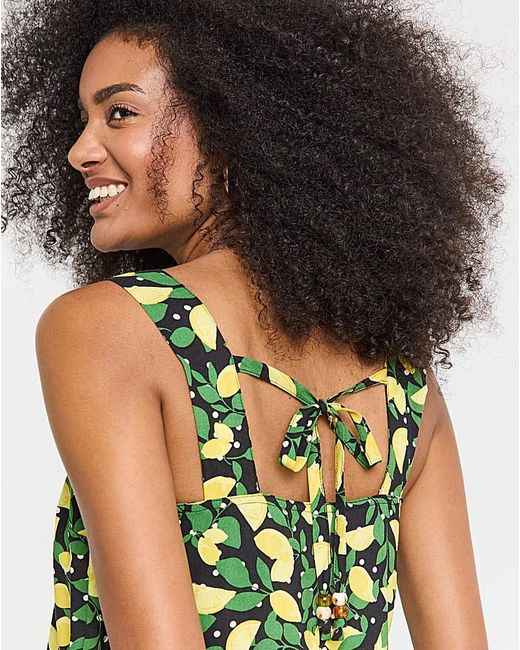 Simply Be Multicolor Square Neck Cami