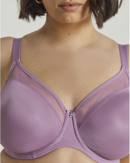 Elomi Gray Smooth Moulded T Shirt Bra