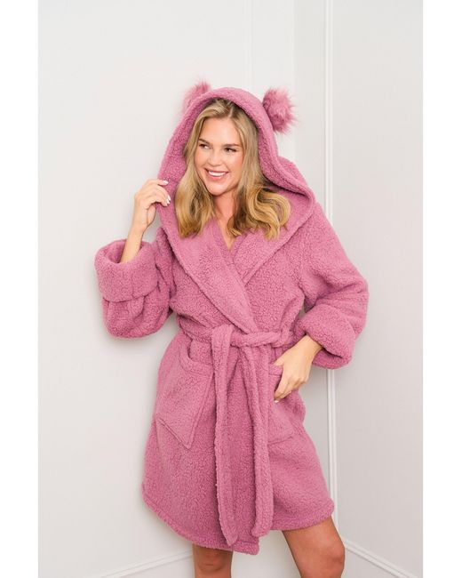 JAM The Label Pink Jimjamthelabel Novelty Lambi Robe