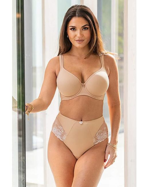 Pour Moi Brown St Tropez High-Waist Deep Brief