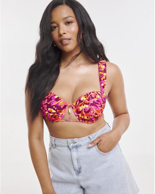 Figleaves Multicolor Cancun Bikini Top