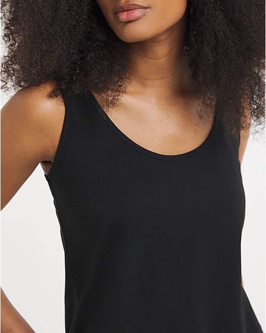 Simply Be Black Slouch Vest