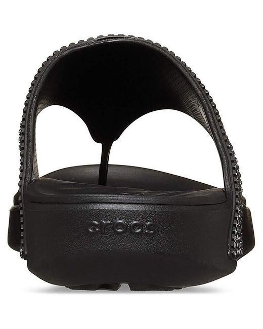 CROCSTM Black Getaway Triangle Flip Flop