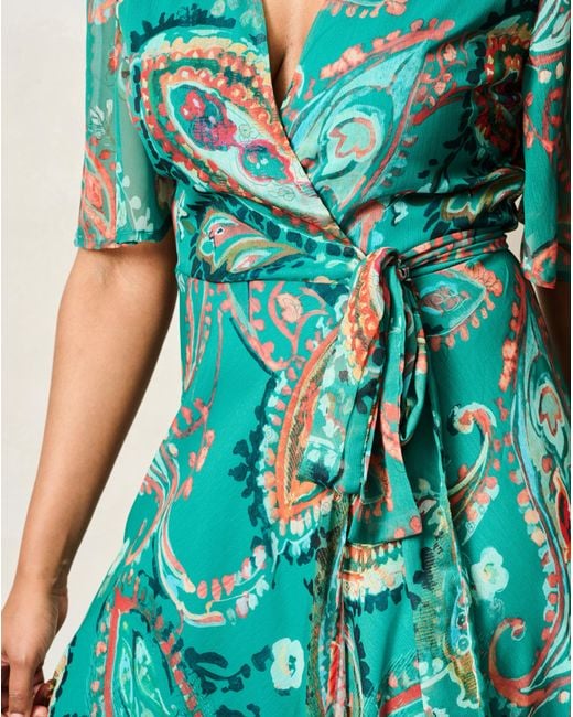 Hope & Ivy Blue Reese Dress