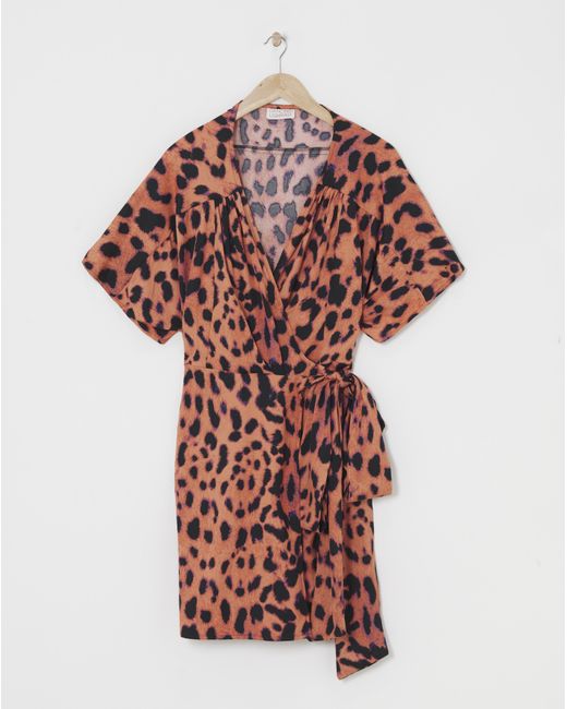 Dancing Leopard Red Kansas Mini Dress