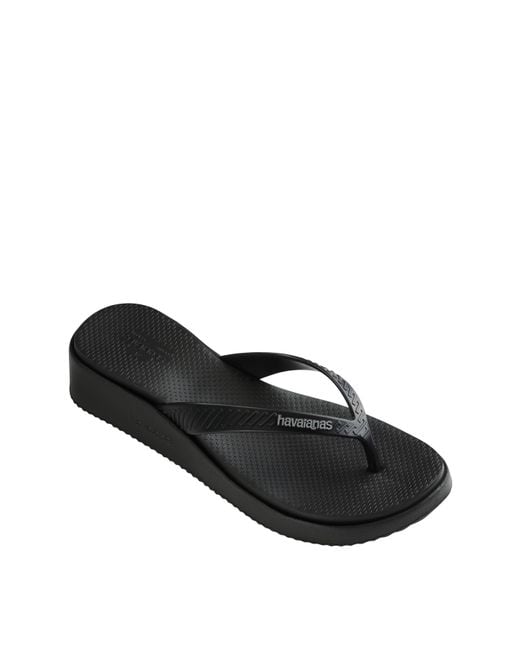 Havaianas White High Platform Ii Sandals