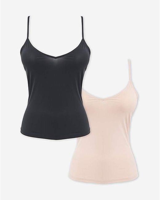 Pretty Secrets Black 2 Pack Vests